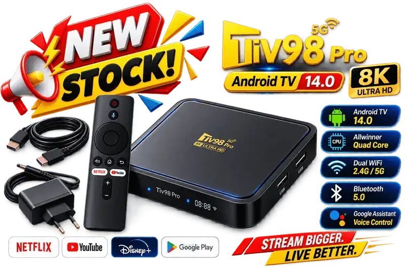 New stock Android TV box